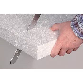 wolfcraft speciaal mes voor isolatiemateriaal 270 mm, met houten handgreep (4119000)