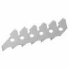 Wolfcraft 5893000 vervangbladen voor gatrandontbraamer, 6 stuks