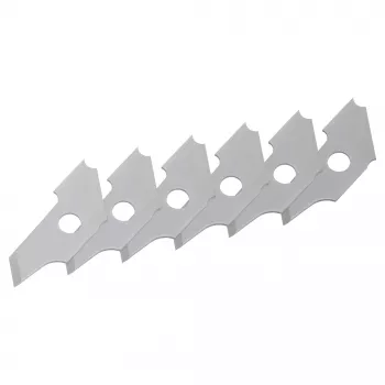 Wolfcraft 5893000 vervangbladen voor gatrandontbraamer, 6 stuks