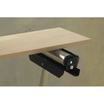 Wolfcraft 6102300 opvouwbare rolsteun, in hoogte verstelbaar 630-940 mm, 50 kg draagvermogen