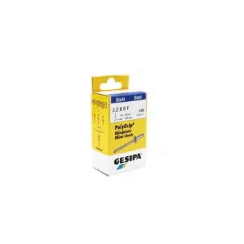 GESIPA PolyGrip® blindklinknagel 3,2 x 8 mm staal/staal, 100 stuks 1464887