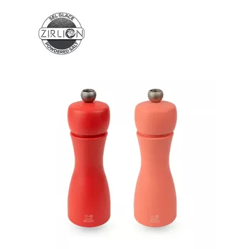 Peugeot Tahiti peper- en zoutmolen set, 2 stuks, 15 cm, rood