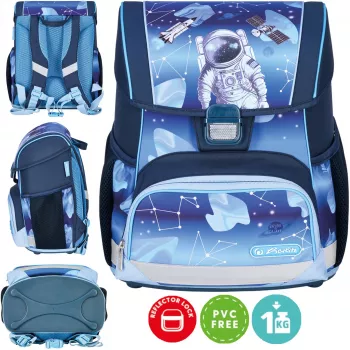 Herlitz Loop Schoolrugzak 6-9 jaar, Cosmonaut Cosmo Explorer