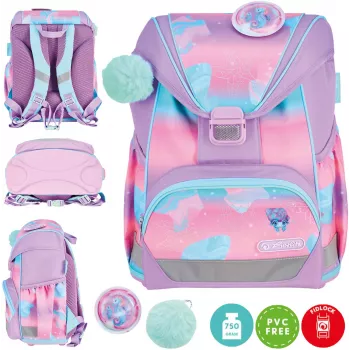 Herlitz Ultralight schooltas-set Seahorse Ocean Lights 6-9 jaar
