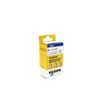 Gesipa 1464839 blindklinkmoer M6 x 18 mm staal, 25 stuks