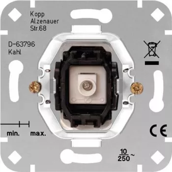 Kopp taster-inzet HK05/HK07 aluminium 504700000
