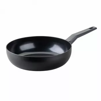 Fackelmann Wokpan Statement Black 28 cm 66084