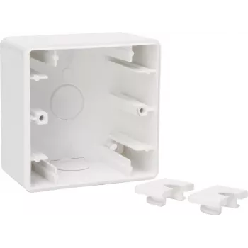 Kopp HK02 opbouwbehuizing 1-voudig arktiswit 375102008