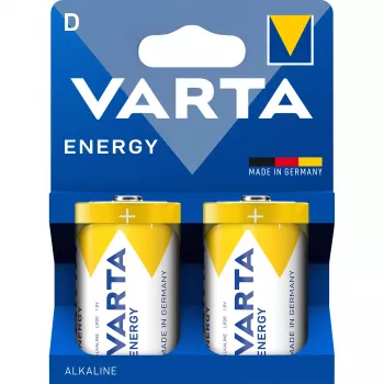 Varta Longlife Power alkaline D-batterij LR20 1,5V blisterverpakking met 2 stuks 04120229422