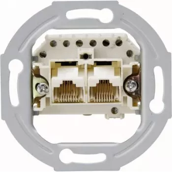 HEINRICH KOPP aluminium UAE/IAE/ISDN centraalplaat inzet 33369401