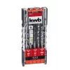 KWB 109155 HSS-spiraalborenset, 9-delig, 1,5-6,0 mm, DIN 338, geslepen, voor metaal, kunststof, hout