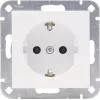 HEINRICH KOPP HK07 Schuko-stopcontact, inbouw, 1-voudig, zuiverwit, verhoogde aanraakbeveiliging 940032008