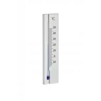 TFA Dostmann 12.1032.09 wandmontage analoge thermometer, wit, -30 tot +50 °C