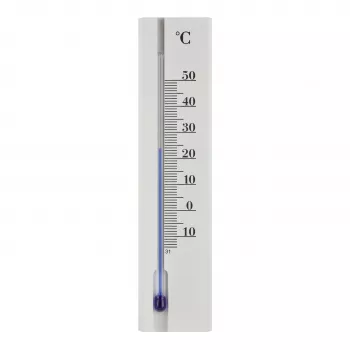 TFA Dostmann 12.1032.09 wandmontage analoge thermometer, wit, -30 tot +50 °C