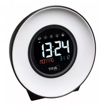 TFA Dostmann 60.2023.02 quartzwekker wit