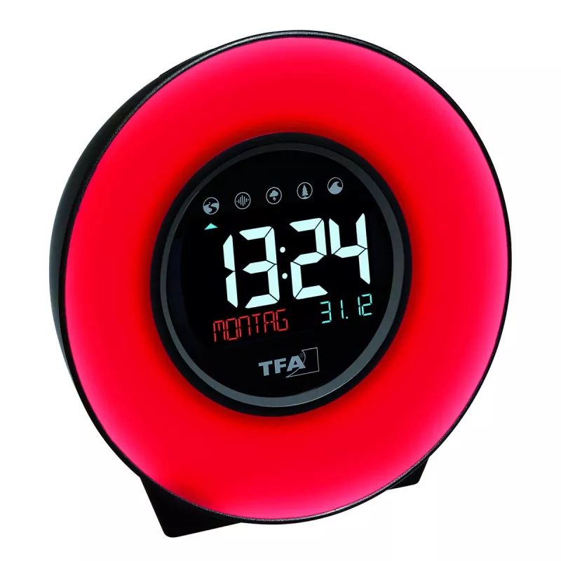 TFA Dostmann 60.2023.02 quartzwekker wit