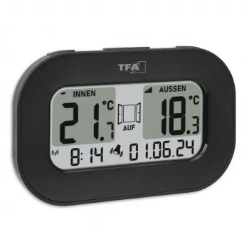 TFA Dostmann COOL@HOME draadloze digitale thermometer, zwart 30.3046.01