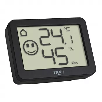 TFA Dostmann digitale thermo-hygrometer zwart (30.5055.01)
