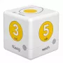TFA Dostmann Cube Timer Digitale eierwekker, wit/geel (38.2041.07)