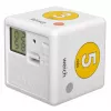 TFA Dostmann Cube Timer Digitale eierwekker, wit/geel (38.2041.07)