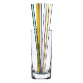 TFA Dostmann 14.2019.06 Kleurrijke glazen rietjes
