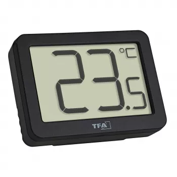 TFA Dostmann Digitale thermometer met externe voeler, Zwart (30.1065.01)