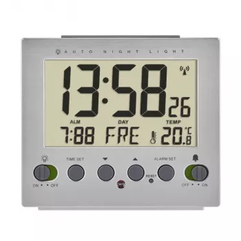 TFA Dostmann 60.2561.55 Radiowekker Zilver
