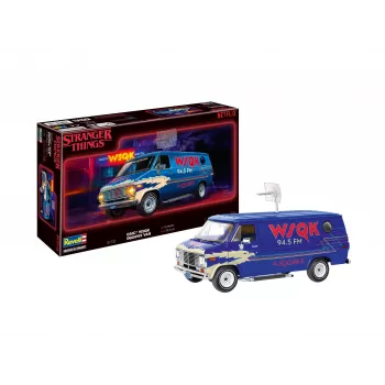 Revell 07732 Squawk Van: Stranger Things, modelbouwpakket 1:25, 75 onderdelen