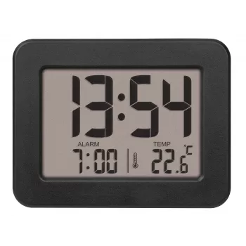 TFA 60.2044.01 Quartzhorloge zwart