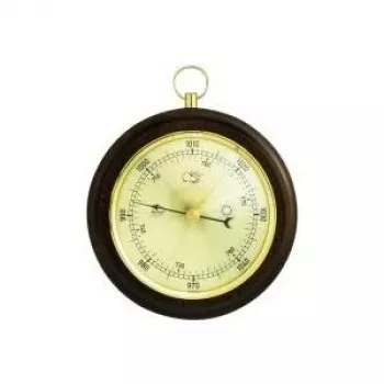 TFA Dostmann Analoge wandbarometer 29.4001, houten behuizing, 960-1060 hPa