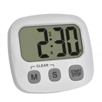 TFA Dostmann 38.2057.02 digitale handstopwatch wit