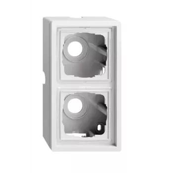 GIRA opbouwbehuizing 2-voudig reinwit glanzend 0062112