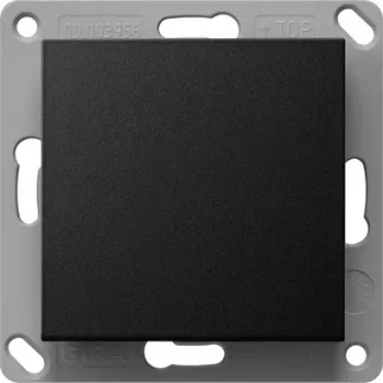 Gira EnOcean draadloze wandtaster, 1-voudig, zwart 2421005