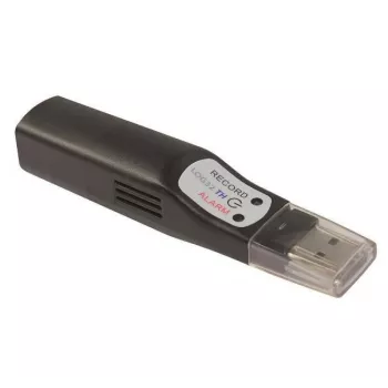 TFA Dostmann temperatuur- en vochtigheidsdatalogger met USB-interface, 50.000 meetwaarden, -40 tot +70 °C, 0,1 °C resolutie (311.054)