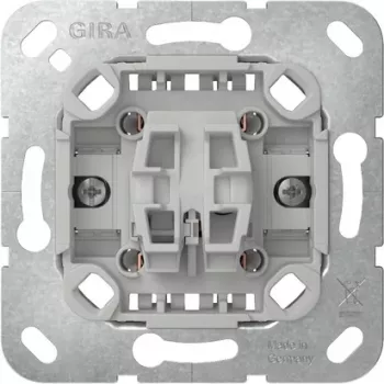 GIRA drukknop-inzet, 1-polig NO, 10 A, inbouw, System 55 312700