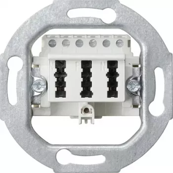 Gira 003302 TAE aansluitdoos TAE 3x6 NFN inzet wit