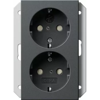 GIRA SCHUKO-stopcontact 1-voudig antraciet 273128