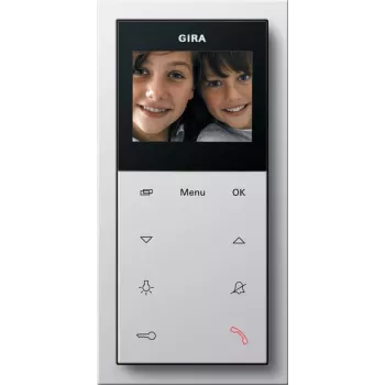 Gira 1239112 video-binnenpost AP Plus, opbouw, zuiverwit