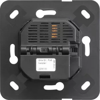 Gira PoE voeding G1, 15,4 W, DIN-rail, 100-240 V AC naar 48-57 V DC, IEEE 802.3af 223000