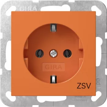 Gira 4188109 SCHUKO ZSV stopcontact System 55 oranje