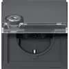 GIRA 456967 SCHUKO stopcontact met gelijksluitend cilinderslot, reinweiß glanzend