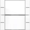 Gira 577203 wippenset 2-voudig voor tastsensor 4, zuiverwit glanzend