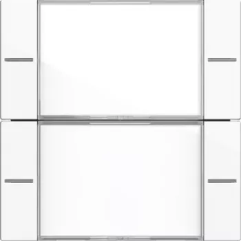 Gira 577203 wippenset 2-voudig voor tastsensor 4, zuiverwit glanzend