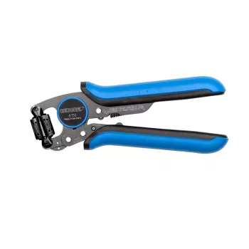 GEDORE CrimpMax 3608150 professionele krimptang voor geïsoleerde kabelschoenen en verbindingsmoffen, 0,5-6,0 mm² (AWG 20-10), 230 mm, trapezium-crimp, ratelmechanisme met snelontgrendeling 3416437