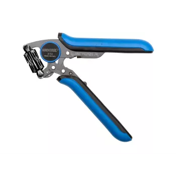 GEDORE CrimpMax 3608150 professionele krimptang voor geïsoleerde kabelschoenen en verbindingsmoffen, 0,5-6,0 mm² (AWG 20-10), 230 mm, trapezium-crimp, ratelmechanisme met snelontgrendeling 3416437
