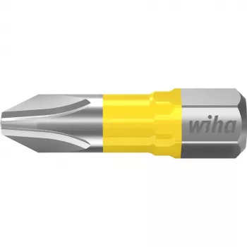 Wiha 42294 Phillips PH2 x 25 mm power-bit, 1/4 inch zeskantschacht, molybdeen-vanadiumstaal