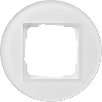 GIRA Studio G 1-voudig afdekraam, zuiverwit glanzend (211130)