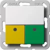 GIRA 291503 noodoproep-set voor dienstkamer System 55 reinwit