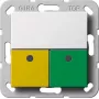 GIRA 291503 noodoproep-set voor dienstkamer System 55 reinwit