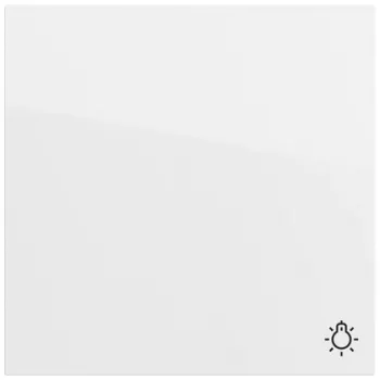 GIRA 328570 wip met lichtsymbool, zuiver wit